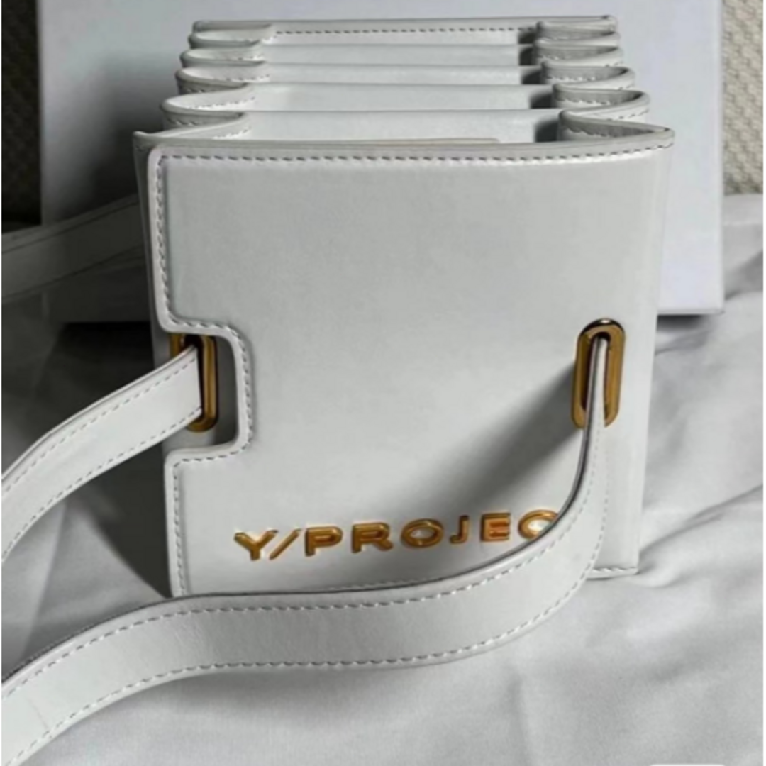 Y/PROJECT Mini Accordion Bag   White