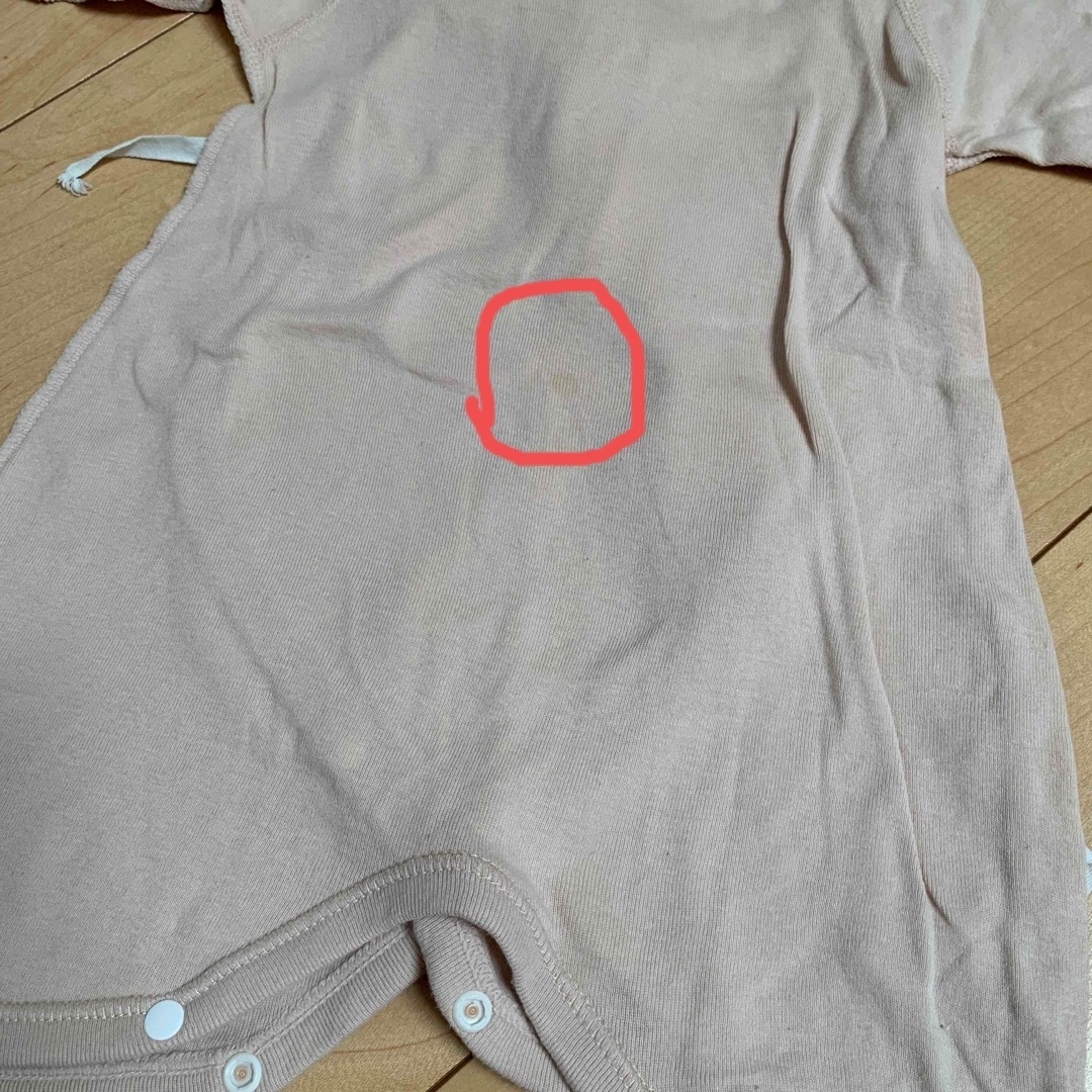 アカチャンホンポ(アカチャンホンポ)の新生児肌着　女子　50〜60 キッズ/ベビー/マタニティのベビー服(~85cm)(肌着/下着)の商品写真
