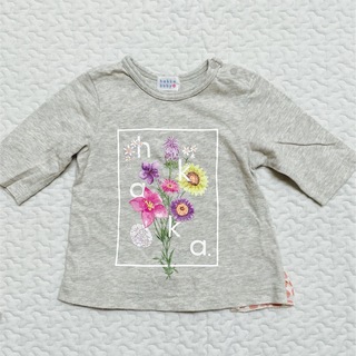ハッカベビー(hakka baby)のハッカベビー　7部丈Tシャツ　80(Ｔシャツ)