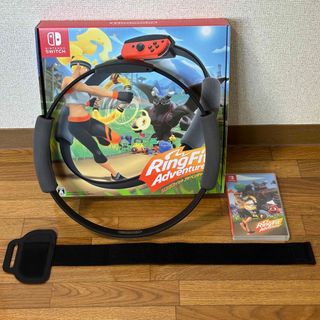 ニンテンドースイッチ(Nintendo Switch)の【雑穀米様専用中古美品】リングフィット アドベンチャー Switch(家庭用ゲームソフト)