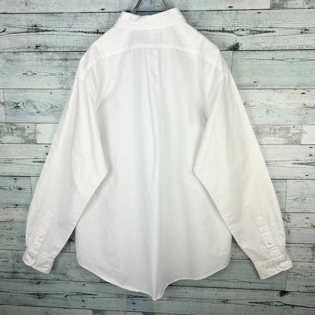 【希少‼︎】ラルフローレン 刺繍ロゴ 長袖 BDシャツ ホワイト
