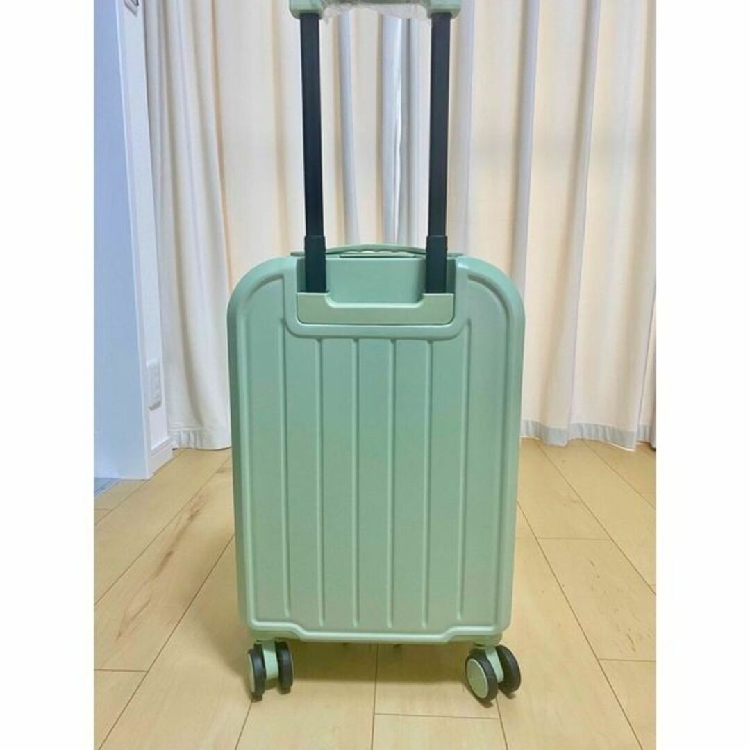 高品質スーツケース　機内持ち込み可能サイズSサイズ20インチ　軽量　グリーン 7