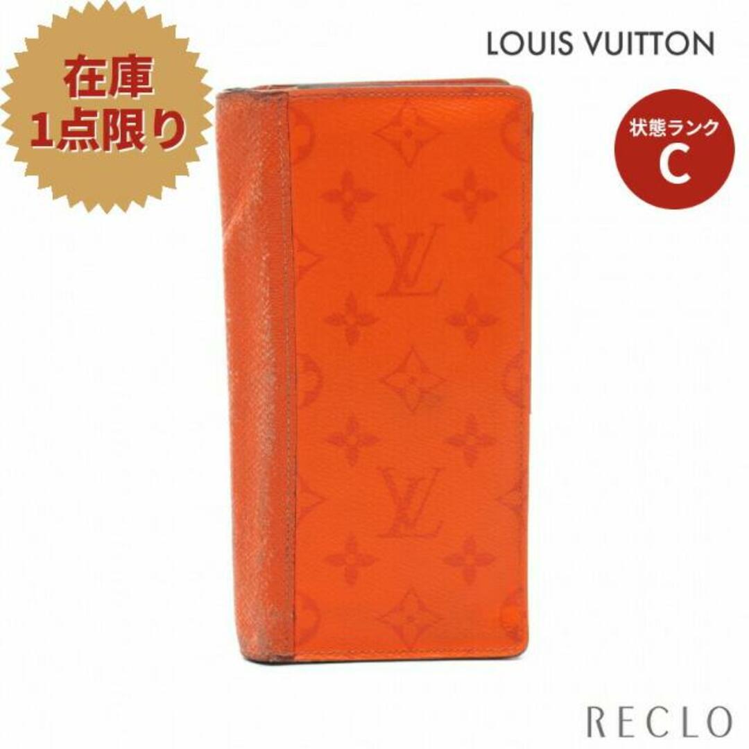 LOUIS VUITTON(ルイヴィトン)のポルトフォイユ ブラザNM タイガラマ 二つ折り長財布 PVC レザー オレンジ メンズのファッション小物(折り財布)の商品写真