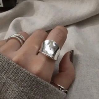 tear drop ring silver ①(リング(指輪))