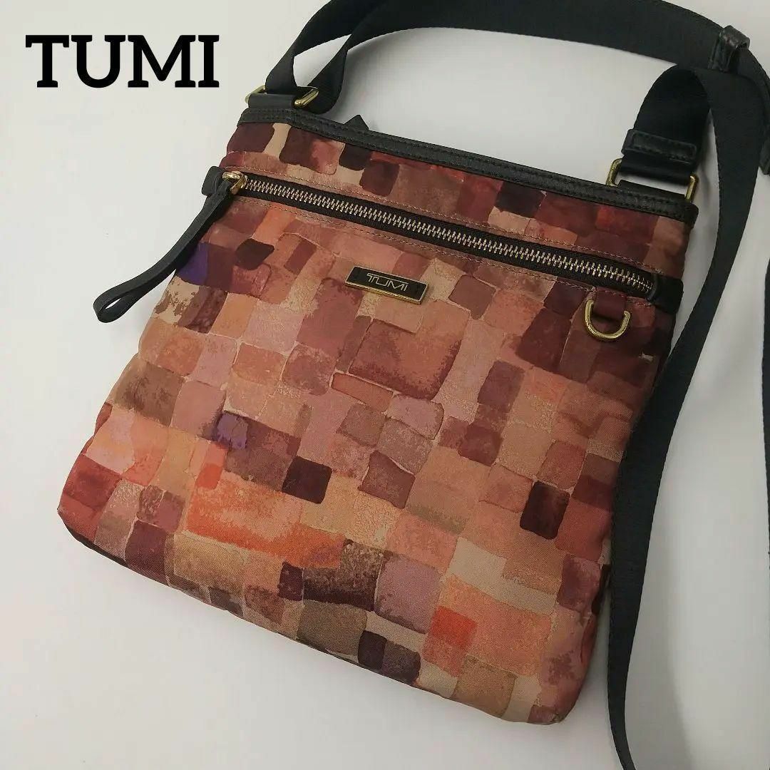 TUMI - 美品✨TUMI ショルダーバッグ マルチカラー トップジップ
