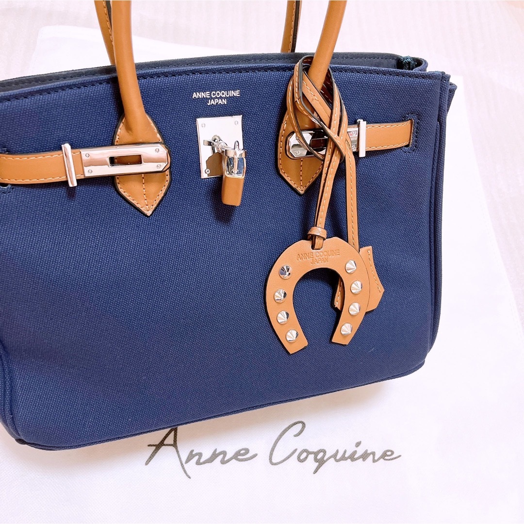 AnneCoquine - アンコキーヌ キャンバスバッグ Anne Coquine 30cm