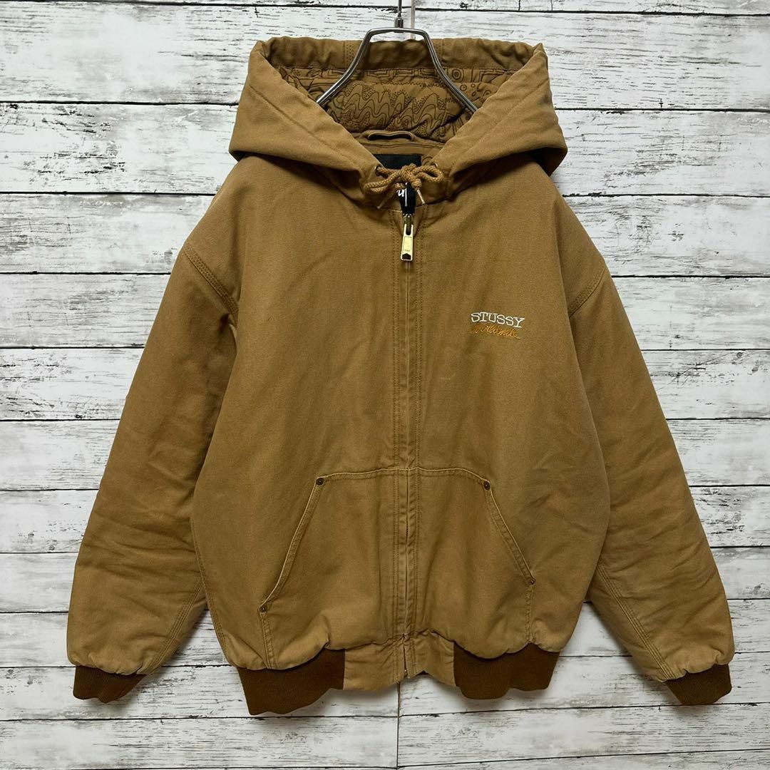 STUSSY - 522【入手困難】ステューシー☆刺繍ロゴ 中綿キルティング