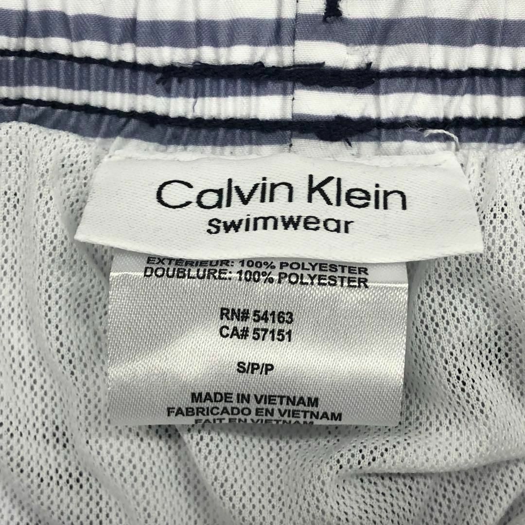 Calvin Klein(カルバンクライン)のS⭐Calvin Klein⭐カルバンクライン⭐新品 海パン水着 青系ボーダー メンズの水着/浴衣(水着)の商品写真