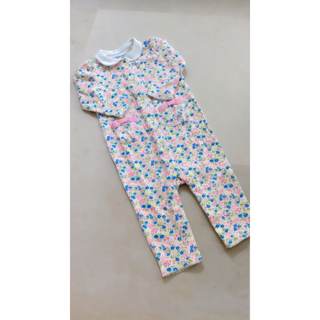 POLO RALPH LAUREN(ポロラルフローレン)のラルフローレン　polo ロンパース　花柄　ロンパース キッズ/ベビー/マタニティのベビー服(~85cm)(ロンパース)の商品写真