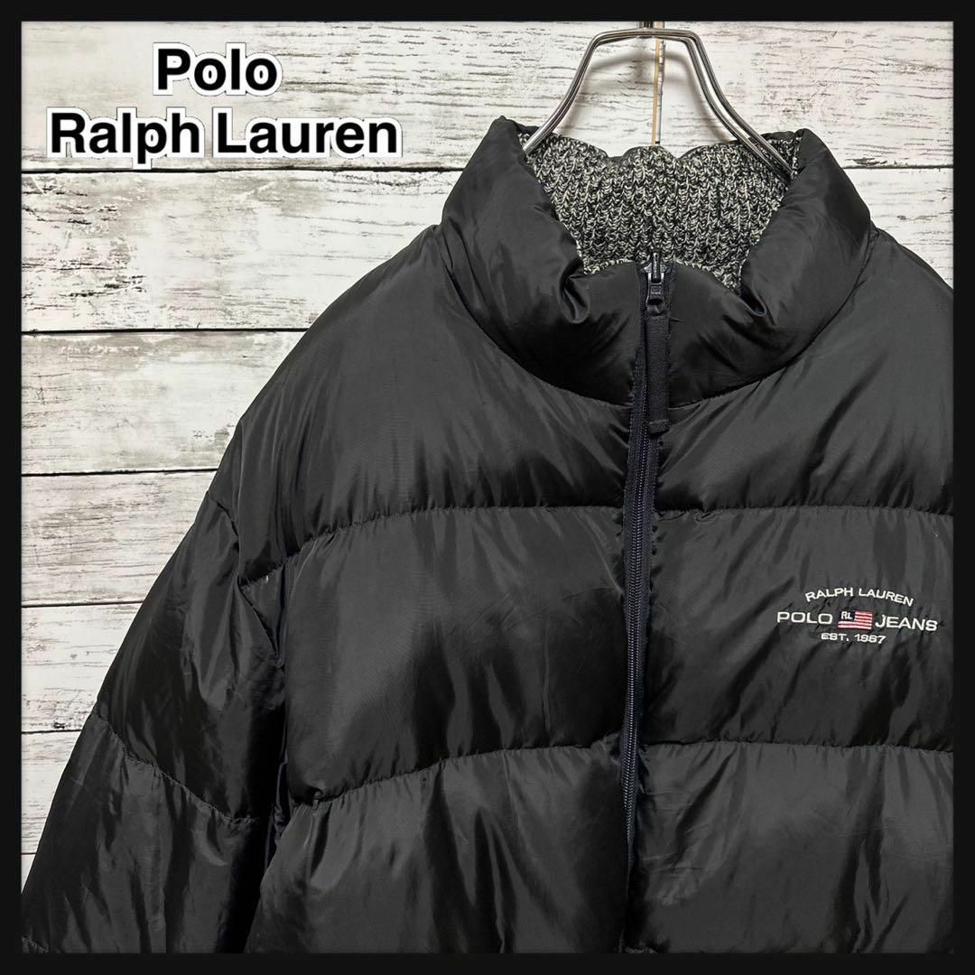 POLO RALPH LAUREN - 523【希少XXL】ポロラルフローレン☆刺繍ロゴ