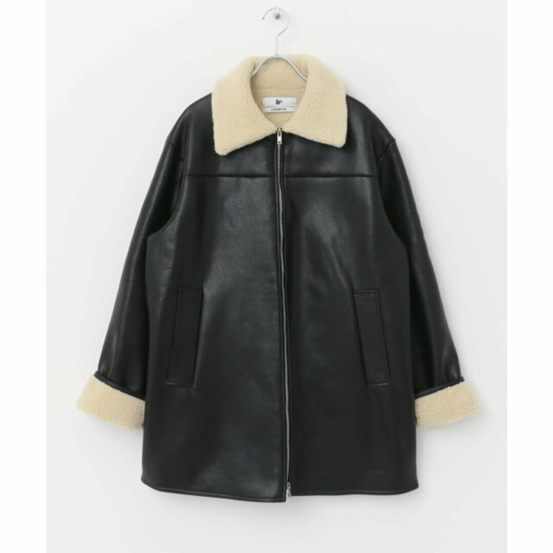 URBAN RESEARCH ROSSO(アーバンリサーチロッソ)の【BLACK】le fauxleathermustanghalfcoat レディースのジャケット/アウター(その他)の商品写真