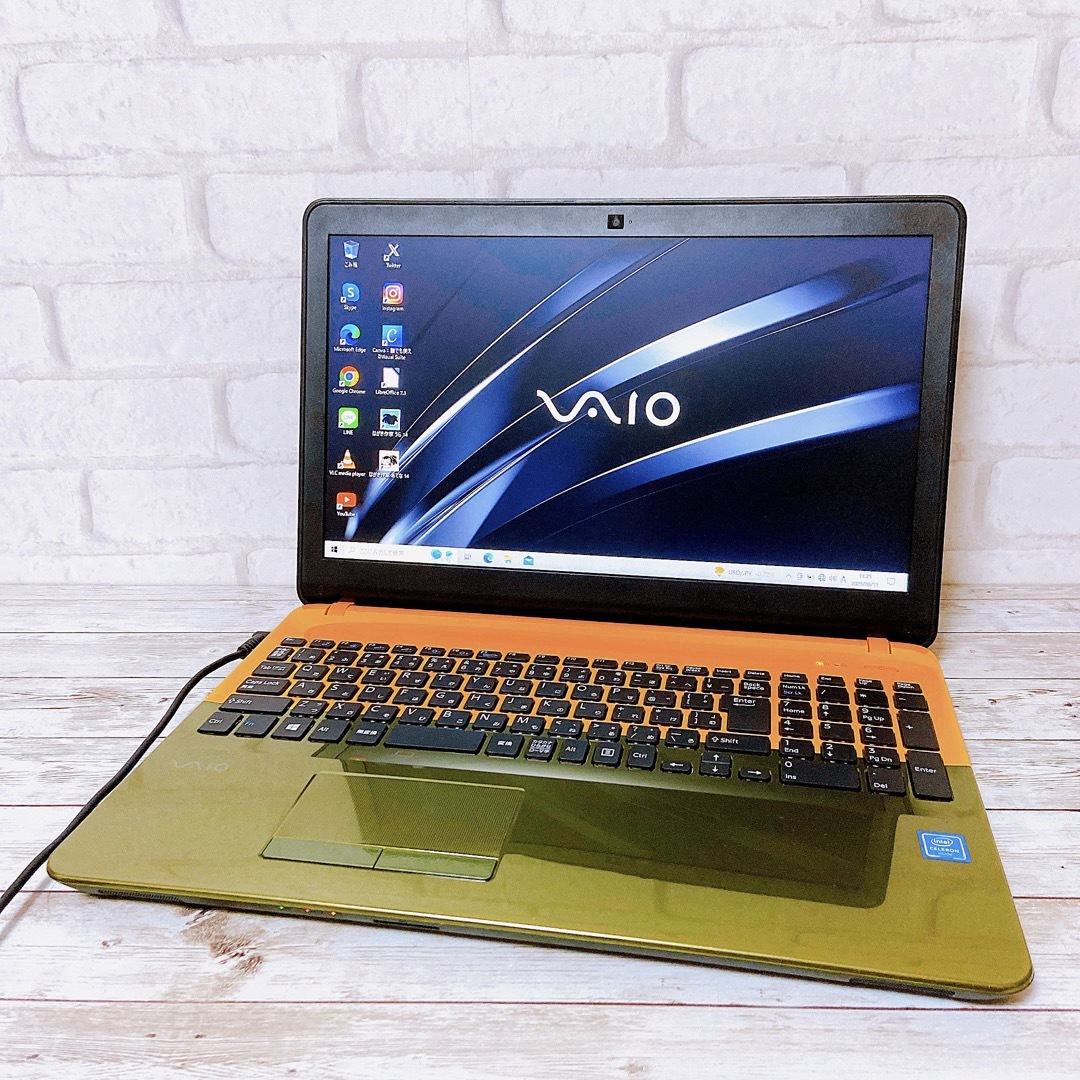 1台限定✨VAIO☘メモリ8GB‼超大容量！カメラ/すぐ使えるノートパソコン✨