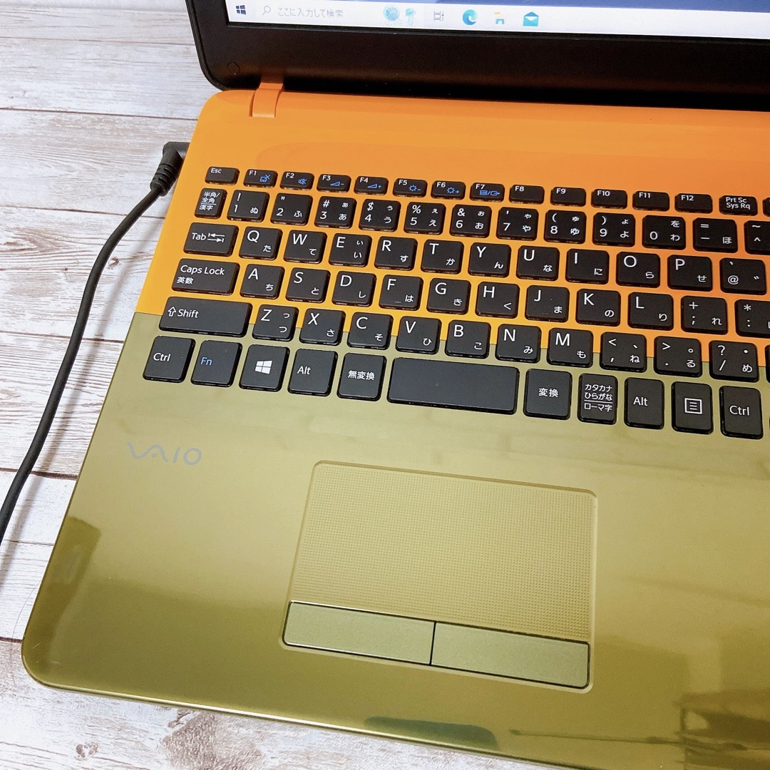 限定1台 VAIO メモリ8GB/カメラ付/事務作業に/すぐ使えるノート