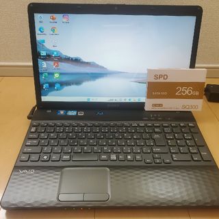★VAIO 超高速i7/新品高速SSD256GB/16GB//オフィス2021★(ノートPC)