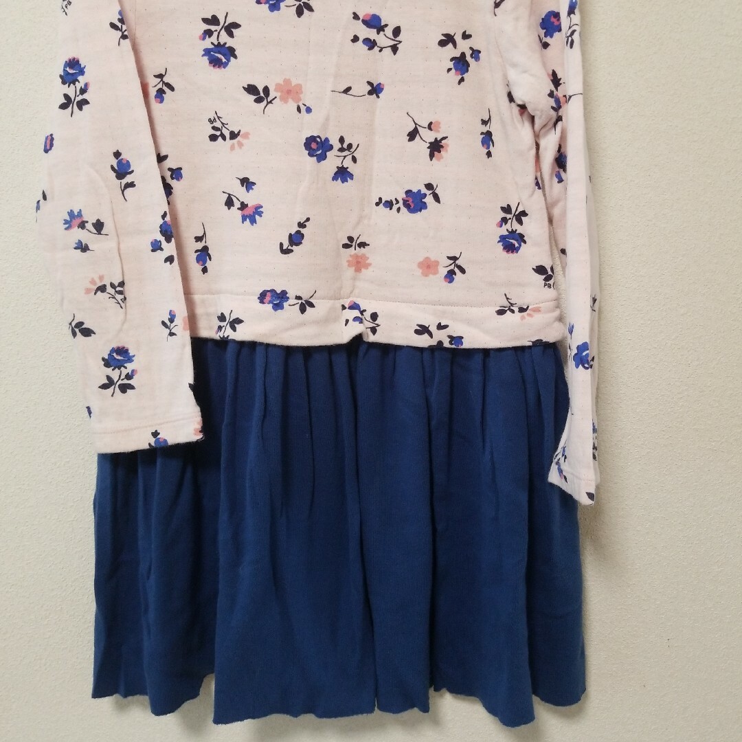 PETIT BATEAU(プチバトー)のプチバトー チュビックワンピース 6ans/116cm キッズ/ベビー/マタニティのキッズ服女の子用(90cm~)(ワンピース)の商品写真