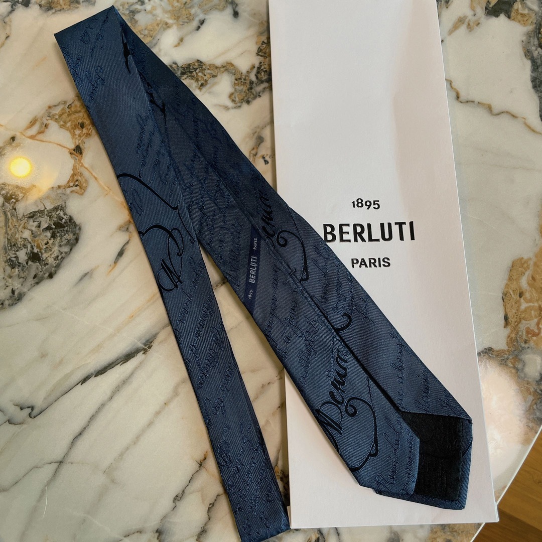 【5本セット】Berluti ベルルッティ カリグラフィ ネクタイ