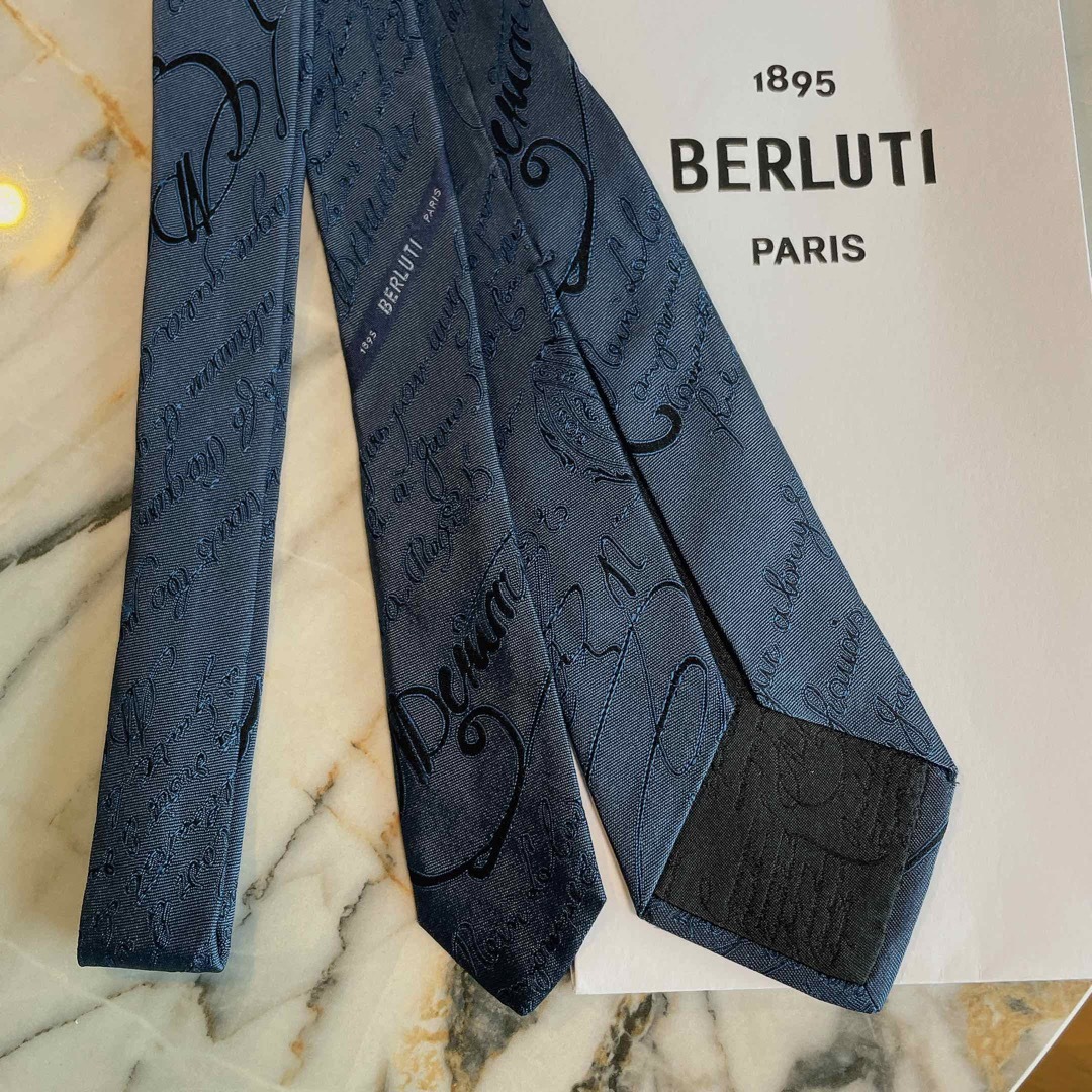 【5本セット】Berluti ベルルッティ カリグラフィ ネクタイ