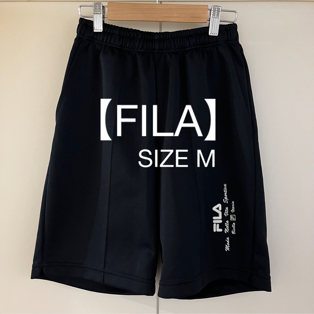 FILA(フィラ)の【FILA】ハーフパンツ ブラック SIZE M レディースのパンツ(ハーフパンツ)の商品写真