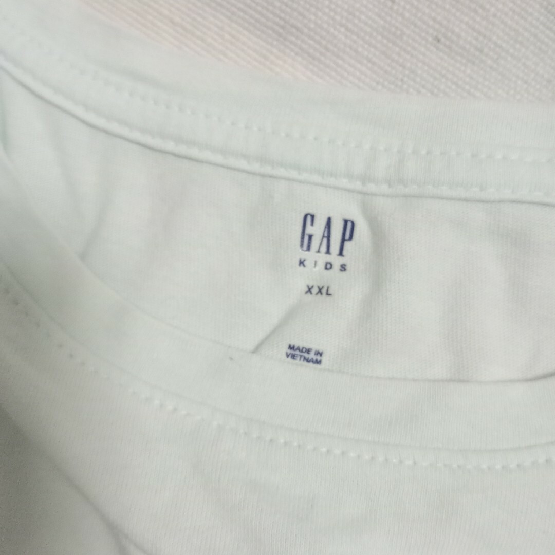 GAP Kids(ギャップキッズ)の160(XXL)◆GAPKIDS◆Tシャツ◆蝶◆薄ミントブルー キッズ/ベビー/マタニティのキッズ服女の子用(90cm~)(Tシャツ/カットソー)の商品写真