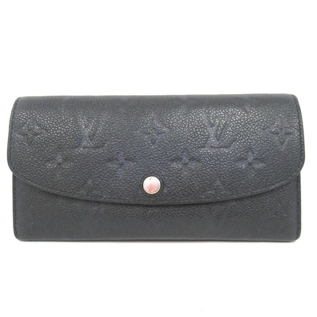 ルイ・ヴィトン　LOUIS VUITTON　ポルトフォイユ・エミリー　モノグラム・アンプラント　長財布　ブラック  M62369　Ot956693