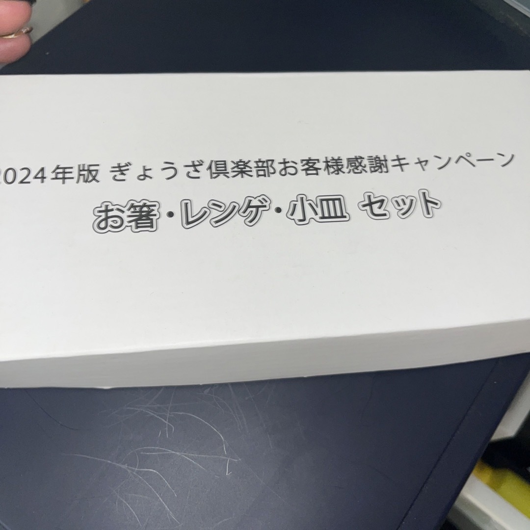 餃子の王将 お箸・レンゲ・小皿セット 2024年版ぎょうざ倶楽部 キャンペーン エンタメ/ホビーのコレクション(ノベルティグッズ)の商品写真