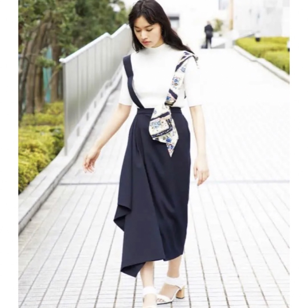 ONE SHOULDER DHOTI スカートロングスカート