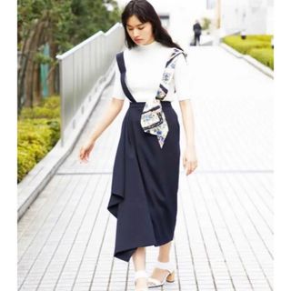 ONE SHOULDER DHOTI スカート