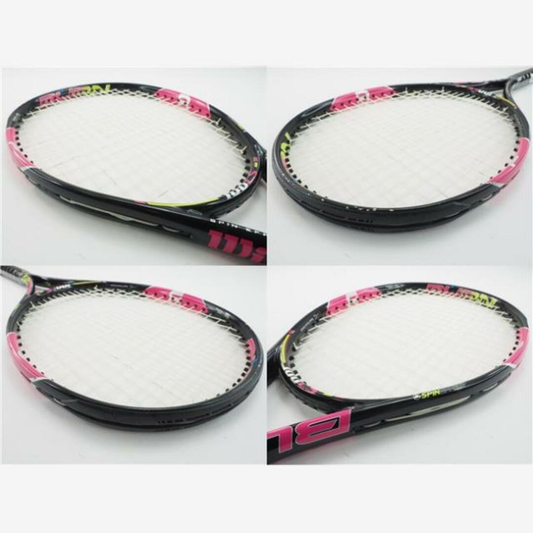wilson - 中古 テニスラケット ウィルソン バーン 100エルエス ピンク