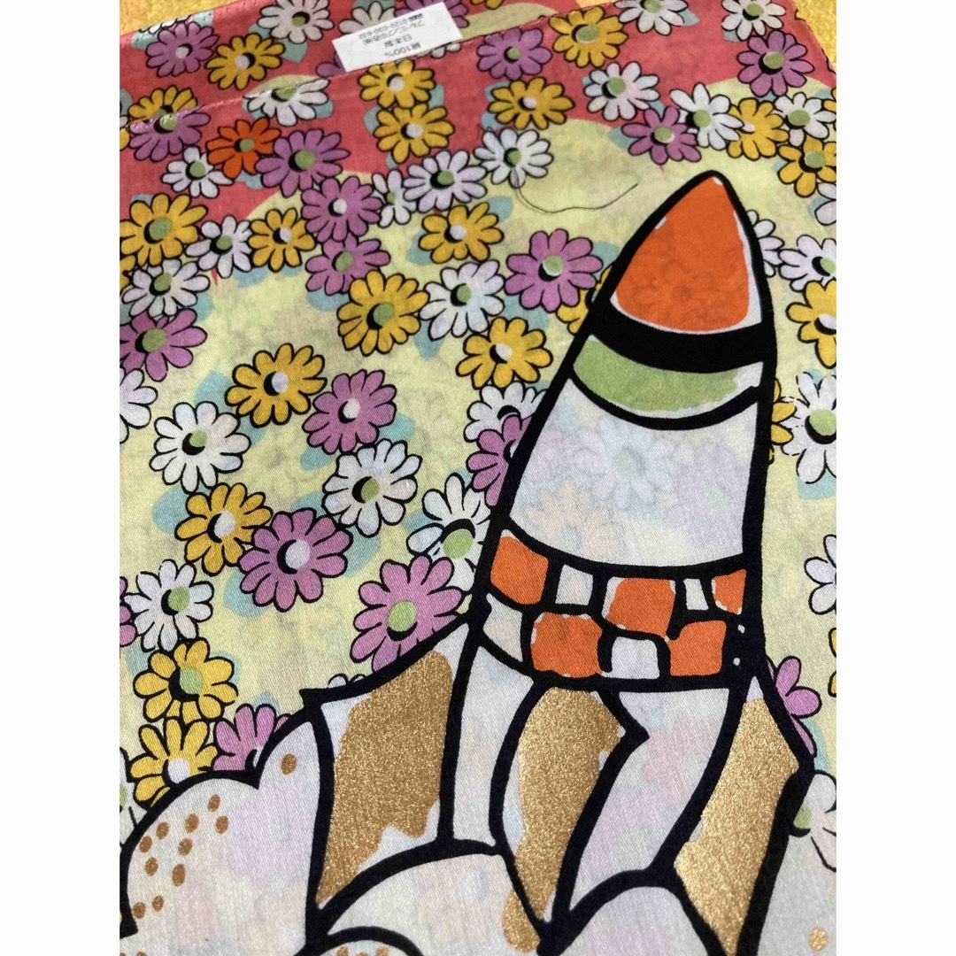 TSUMORI CHISATO(ツモリチサト)のツモリチサト　ハンカチ　p縁ロケットお花 レディースのファッション小物(ハンカチ)の商品写真