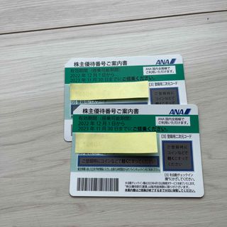 エーエヌエー(ゼンニッポンクウユ)(ANA(全日本空輸))のANA 株主優待券 株主割引券 全日空　2枚(その他)