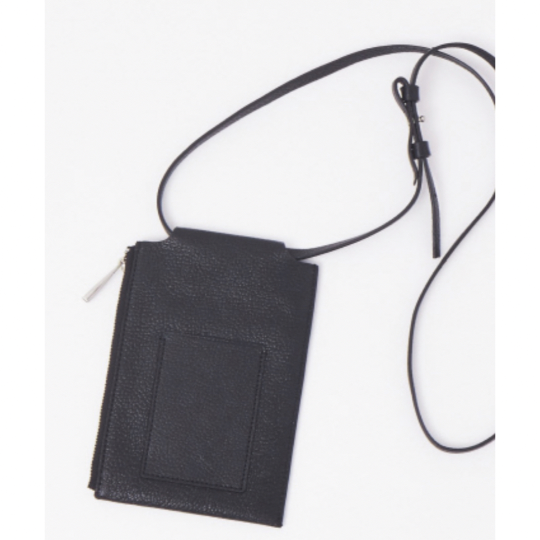 ORSETTO(オルセット)のORSETTO CAPPE スマホポシェット スマホショルダー 黒 オルセット レディースのバッグ(ショルダーバッグ)の商品写真