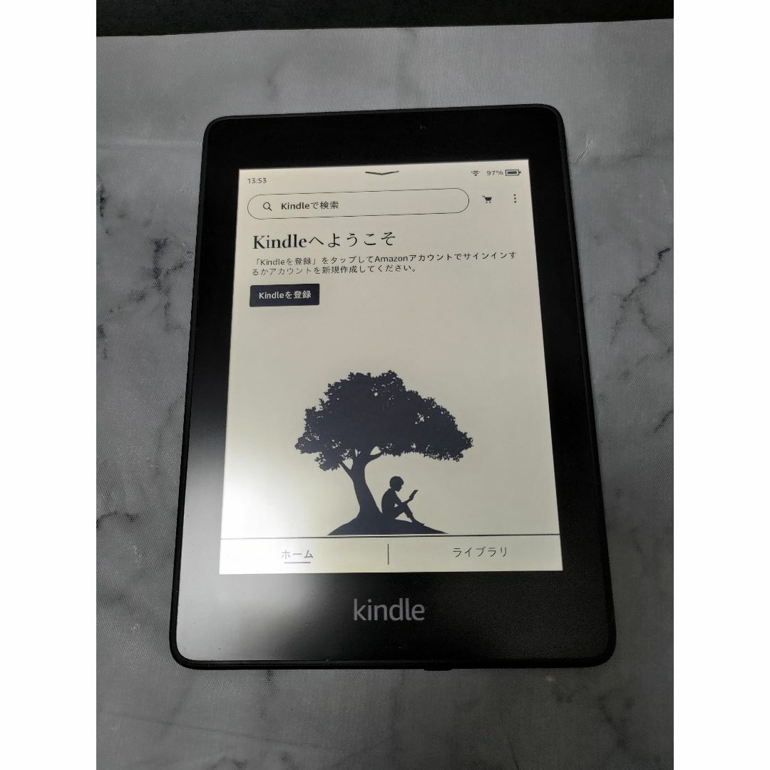 Amazon(アマゾン)のamazon kindle paperwhite  wifi 8GB（広告付き） スマホ/家電/カメラのPC/タブレット(電子ブックリーダー)の商品写真