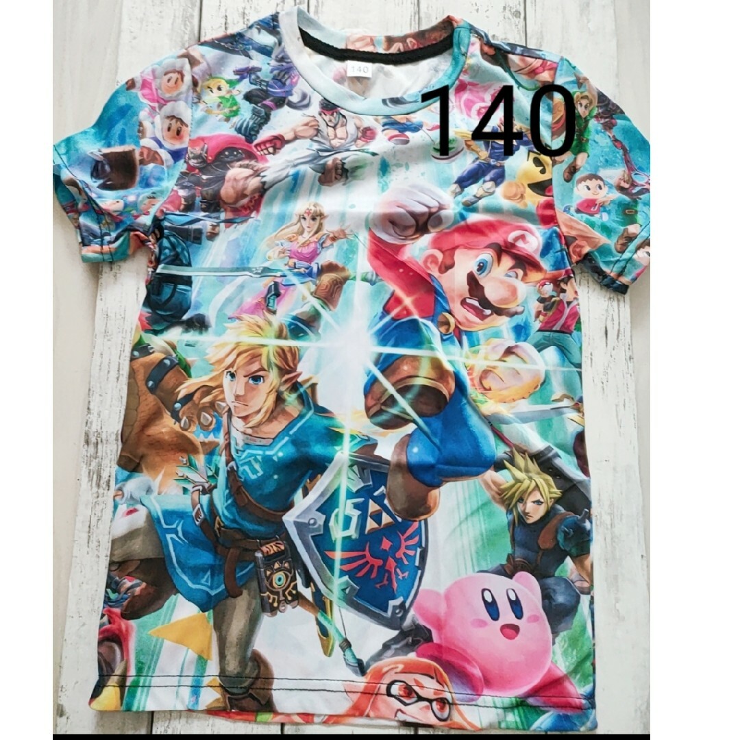 ポケモン　160入荷　新品　複雑割引海外製品　フルグラフィック半袖tシャツ160