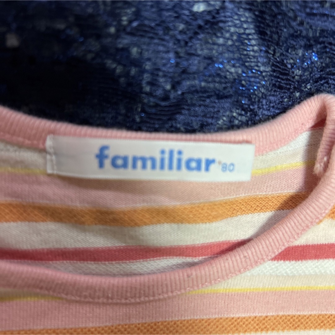 familiar(ファミリア)のファミリア Tシャツ 80㌢ キッズ/ベビー/マタニティのベビー服(~85cm)(Ｔシャツ)の商品写真