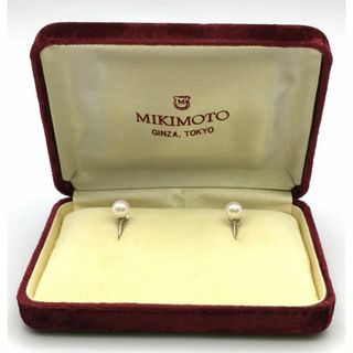 ミキモト(MIKIMOTO)の6416K☆ミキモト パール イヤリング 6㎜ (イヤリング)