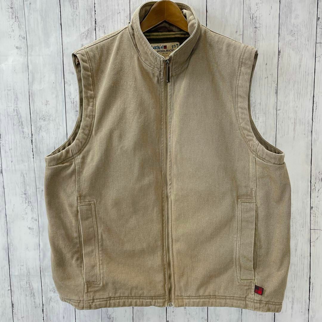 WOOLRICH - ウールリッチ ダックベスト 裏地薄いボア メンズ WOOLRICH - ウールリッチ ダックベスト 裏地薄いボア メンズ