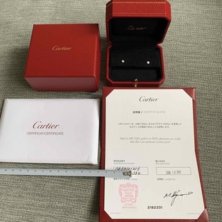 カルティエ(Cartier)の週末限定値下げ！カルティエダムールイヤリングXS ホワイトゴールド(ピアス)