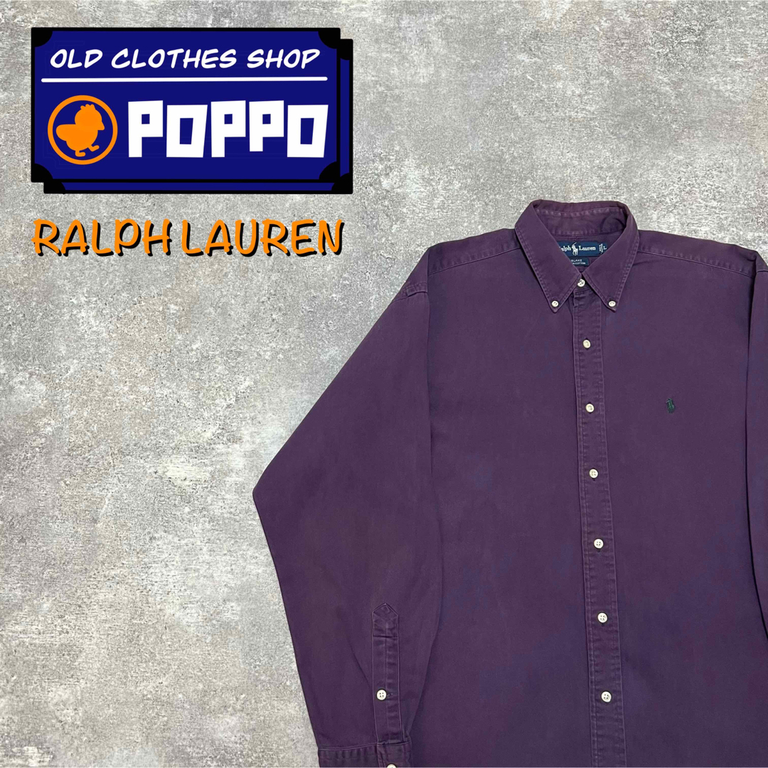 Ralph Lauren - ラルフローレン☆ワンポイント刺繍ロゴチノボタン ...