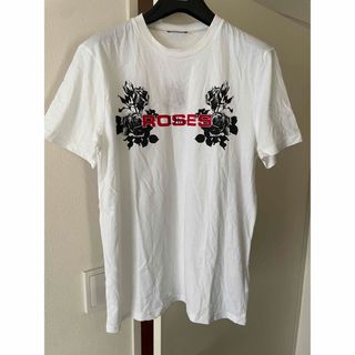 ディオールオム(DIOR HOMME)のDior Rose Print T-Shirt ローズ Mサイズ ディオール(Tシャツ/カットソー(半袖/袖なし))