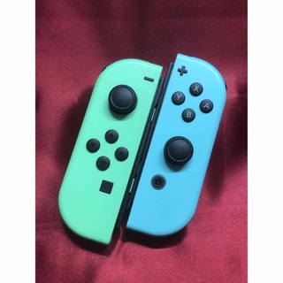 Nintendo Switch - [安心保証]状態良品 純正ジョイコン あつ森カラー ...