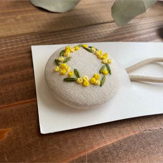 刺繍ヘアゴム(ヘアアクセサリー)