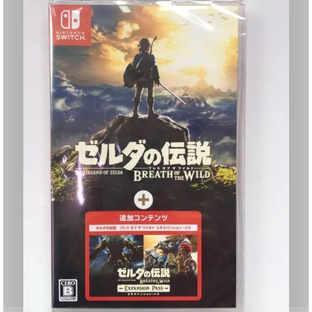 任天堂(ニンテンドウ)のゼルダの伝説 ブレス オブ ザ ワイルド ＋ エキスパンション・パス/Switc エンタメ/ホビーのゲームソフト/ゲーム機本体(家庭用ゲームソフト)の商品写真