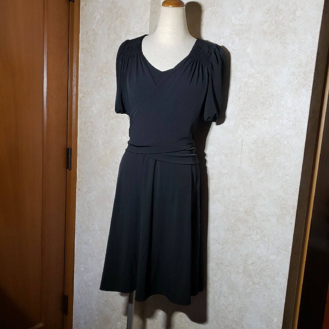 ❇VIVIENNE TAM DRESS❇カシュクールウエストリボンワンピース