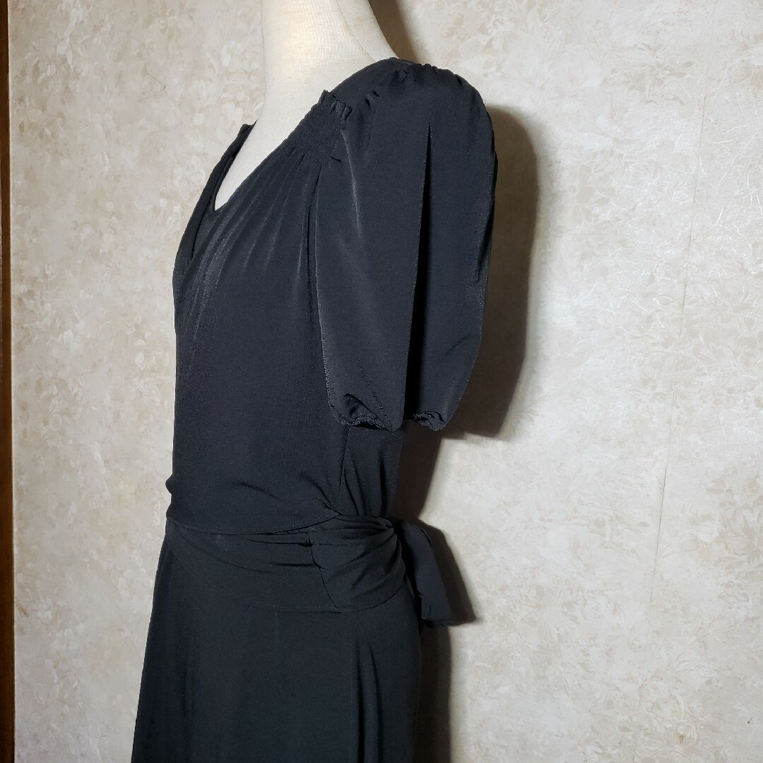 ❇VIVIENNE TAM DRESS❇カシュクールウエストリボンワンピース