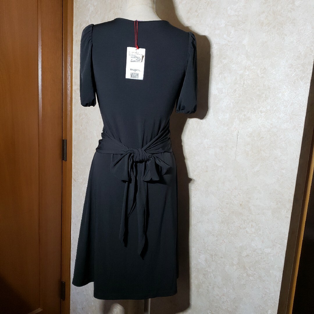 ❇VIVIENNE TAM DRESS❇カシュクールウエストリボンワンピース