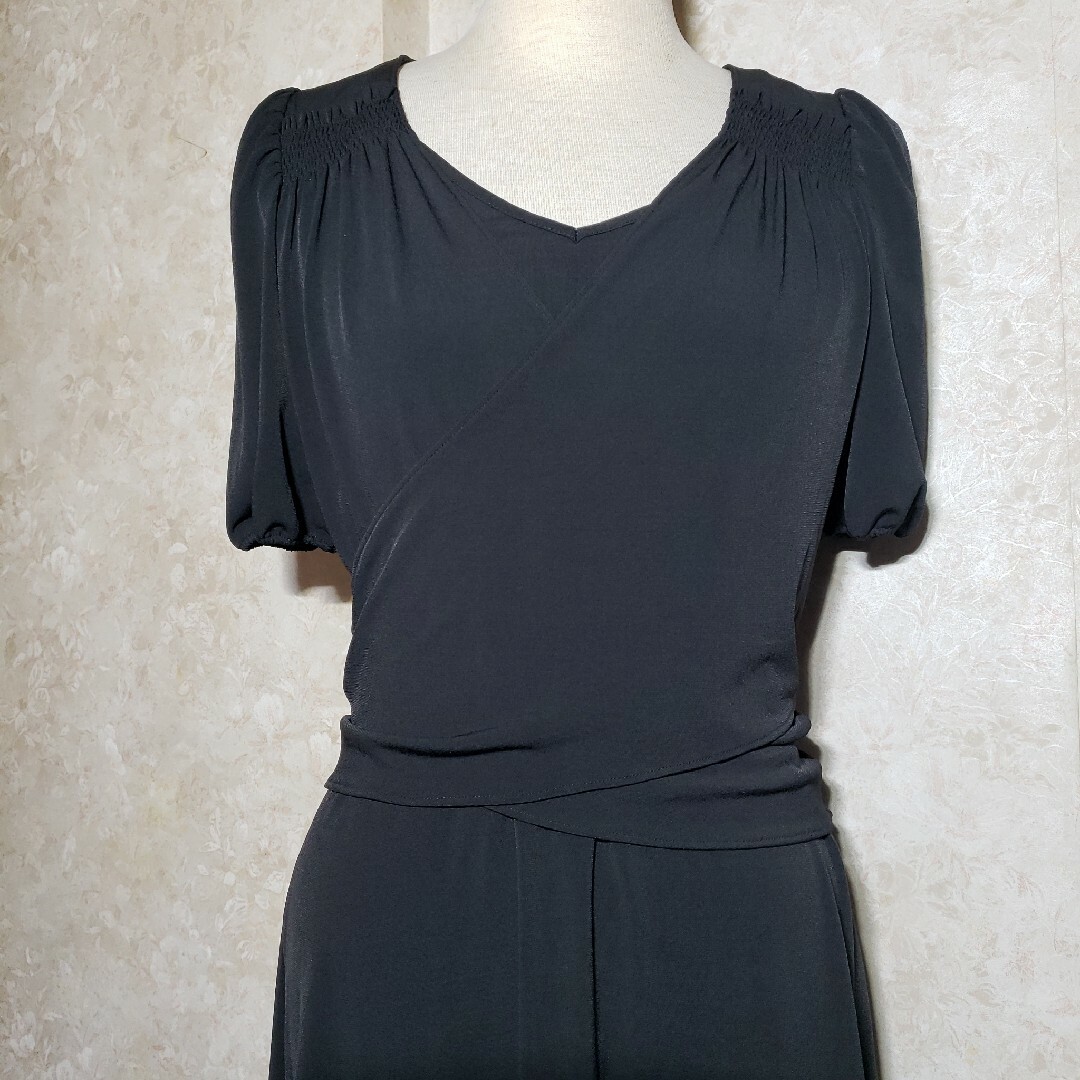 ❇VIVIENNE TAM DRESS❇カシュクールウエストリボンワンピース