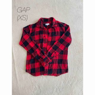 ギャップ(GAP)のGAP チェックシャツ 赤 (XS)(シャツ/ブラウス(長袖/七分))