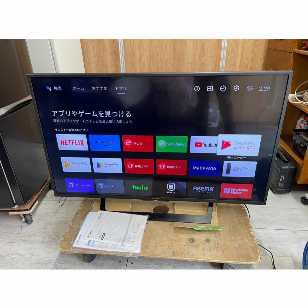 SONY - 【中古】SONY BRAVIA 4K液晶テレビ ブラビア 49インチ KJ