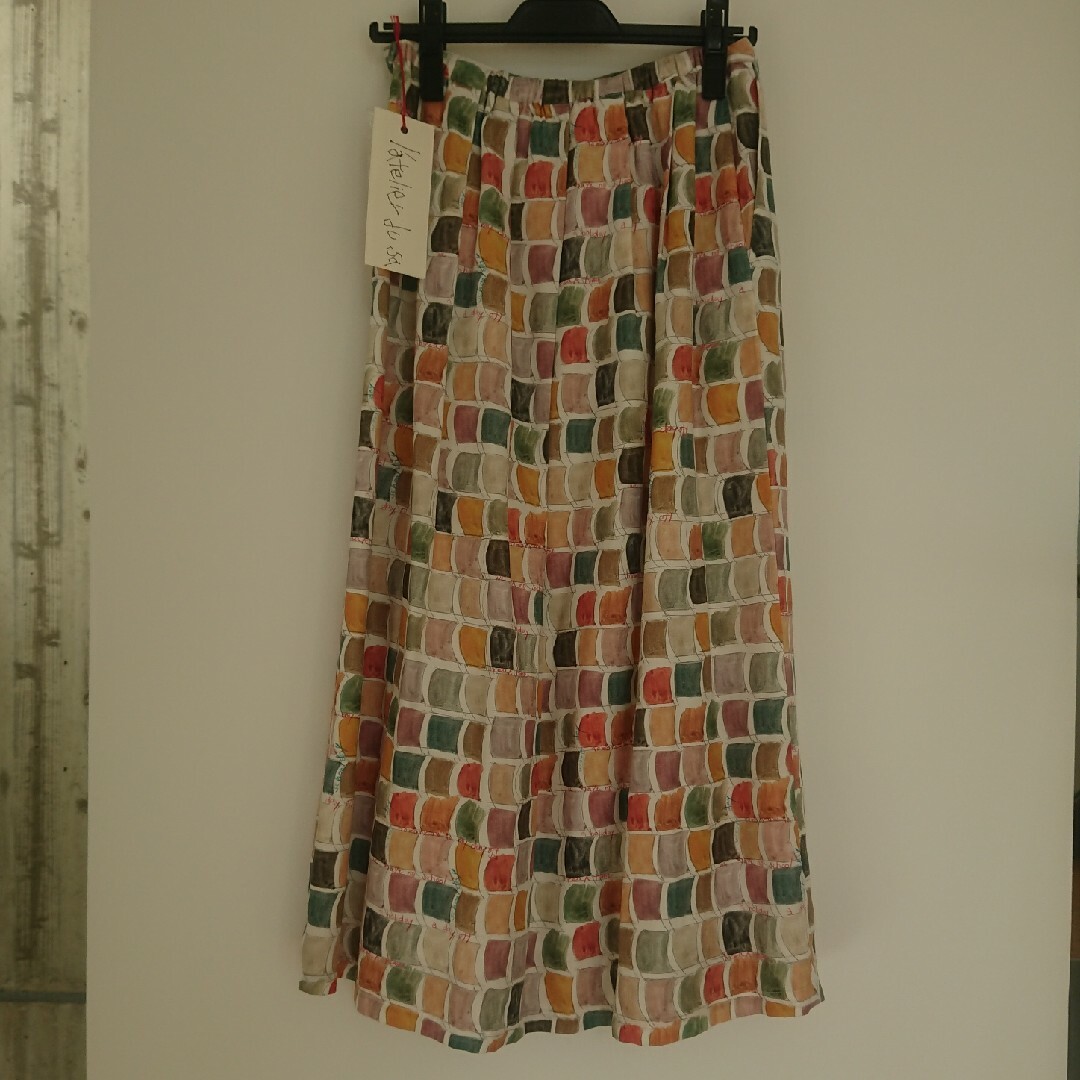l'atelier du savon(アトリエドゥサボン)のlatelie de savonフレアースカート レディースのスカート(ロングスカート)の商品写真