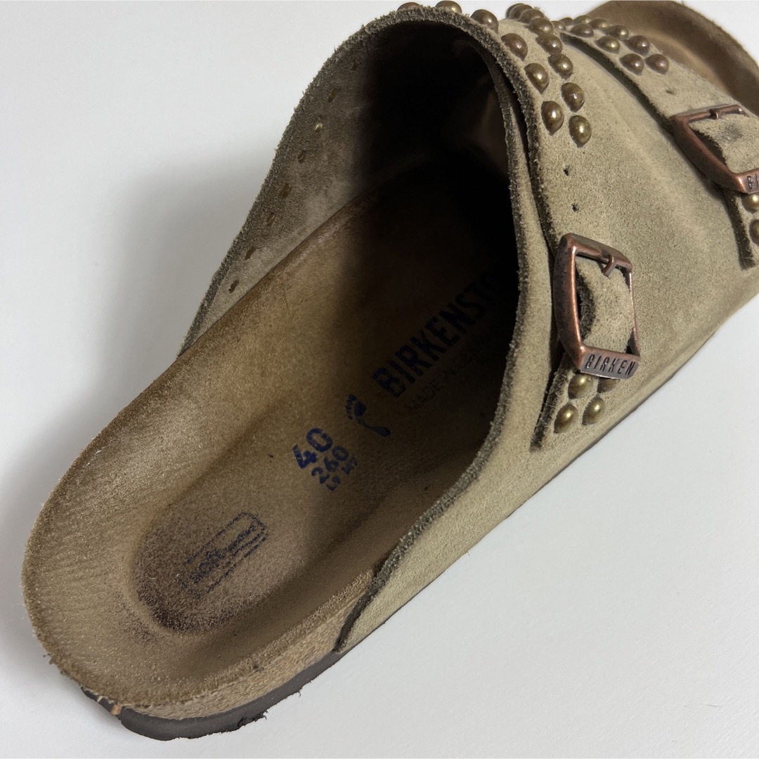 BIRKENSTOCK(ビルケンシュトック)のCharcoal 別注 BIRKENSTOCK HTC スタッズカスタム 40 メンズの靴/シューズ(サンダル)の商品写真